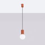 Lampa wisząca HALO 1 ochra czerwona