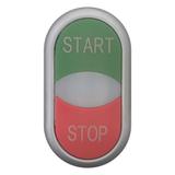 M22-DDL-GR-GB1/GB0 Przycisk podwójny zielony/czerwony /START-STOP/ z samopowrotem i z możliwością po