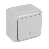 Forix IP44 Łącznik Dwupolowy 10Ax Szary 782386 LEGRAND