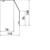 tehalit.RK 150 Pokrywa główna jasnoszary RK1507035 HAGER