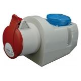 32A 400V/230V Gniazdo kombi 3P+PE plus EE 16S Schuko IP44 EZCZ -S 3243 004482052 ETI