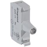 OSMOZ KORPUS DO GŁÓWEK PODŚWIETLANYCH CZERWONY 24 V, ZACISKI ŚRUBOWE, Legrand