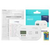 Bateryjny czujnik tlenku węgla (czadu), 2xAA, żywotność sensora 10 lat