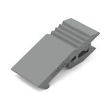 zaczep montażowy do wtyków 2-torowych szary