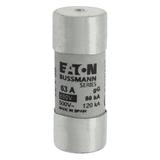 C22G63S Wkładka cylindryczna z wybijakiem 22x58 63A GG 690V AC C22G63S EATON