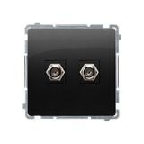 Simon BASIC WMUA-05xxx2-Y011 Gniazdo antenowe typu F podwójne (mo