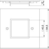 VH4/VH8, PŁYTKA POKRYWOWA 95X95MM