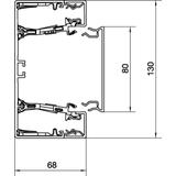 tehalit.BRN65 Podstawa 130mm biały BRN6513019016 HAGER