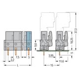 MCS-MIDI Classic gniazdo 9-bieg. szare raster 7,5 mm