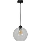 Milagro lampa wisząca Sofia Clear E27 czarna MLP6576