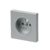 FUTURE Pokrywa gniazda z przesłonami Do gniazda 20 M-500 aluminiowo srebrny 2CKA002099A0241 ABB