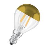 Lampa LED STAR CL P Filament szkło przezroczyste Mirror Gold 37 non-dim 4W 827 E14