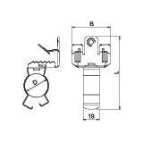 BCVPC 14-20 D20, Klamra nośna