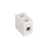 Złączka gwintowa porcelanowa 10mm² 1‑tory biała CPO‑15A‑1P 80721516 SIMET