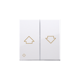 Simon 54 Klawisze do mechanizmu SZP1M antybakteryjny biały