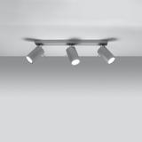 Sollux Plafon RING 3 szary SL.0451