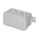 Puszka n/t CLICK IP54 8 przepustów kablowych 80x45x41mm szary OR-JB-13805/G ORNO