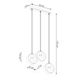 Sollux Lampa wisząca TITRAN 3 biała SL.1138