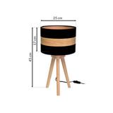 MILAGRO Lampka stołowa TERRA 1xE27