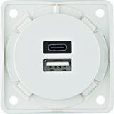 "Integro Gniazdo USB ładowania podwójne A+C, 230V, 3.0 A