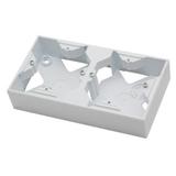 SONATA Puszka instalacyjna podwójna - kolor biały