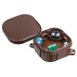 PH 92 x 92 klik - 5 zacisków 4 mm2, IP 54, brązowy