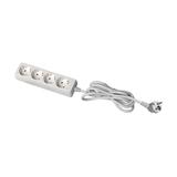 PRZEDŁUŻACZ SCHUCKO 4 GNIAZDA, 3M