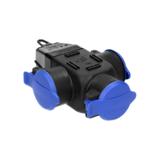 Rozgałęźnik bryzgoszczelny i odporny na uderzenia IP44 3x2P+Z (Schuko) 16A 230VAC OR-AE-1346(GS) ORN