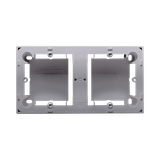 puszki instal. Puszka natynkowa płytka (31mm) podwójna stal inox MPN2/21 KONTAKT