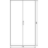 univers Obudowa stojąca IP41 kl.I 1100x2000x600mm RAL7035 FG24XE HAGER