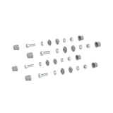 TZ608 Zestaw zaślepek i śrub do łączenia szaf w szereg (wymagany by utrzymac IP55)