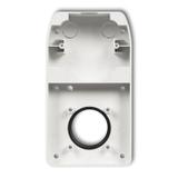 DECO Puszka montażowa podwójna do gniazda ssącego odkurzacza centralnego z gniazdem pojedynczym z uz