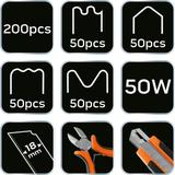 Lutownica do plastiku 50W zestaw + 200 szt zszywek