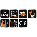 Bezrękawnik roboczy, dwustronny, jedna strona odblaskowa, rozmiar S/48