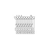 moduł przejściowy ze złączem męskim D-Sub 9-torowy