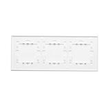 Simon 54 Touch Panel dotykowy S54 Touch 3 moduły 2 pola dotykowe poziome + 1 pole dotykowe + 2 pola dotykowe pionowe biała perła DSTR3213/70 KONTAKT