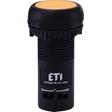 ECF-10-Y - Przycisk kompaktowy z guzikiem krytym, 1NO, Żółty