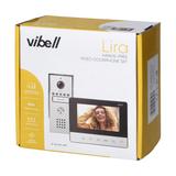 Zestaw wideodomofonowy bezsłuchawkowy, kolor LCD 4,3 z aluminiową wideo kasetą, LIRA