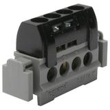Listwa Przyłączeniowa 4-Otwory Czarna 1,5-16 Mm2 IP2X C4 004850 LEGRAND