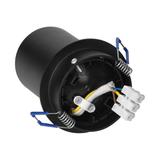 Oprawa ścienno-sufitowa MALTA SP 1 podtynkowa GU10 max. 12W IP20 czarna AD-OP-6478BGU10 ORNO