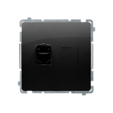 Simon BASIC WMUK-0610xx-Y011 Gniazdo komputerowe RJ45, kategoria 6, pojedyncze z przesłon