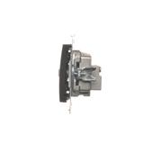 Simon 54 Gniazdo TV-DATA. Dwa porty wyjściowe typu Częstotliwość dla wejścia 5-1000 MHz czarny