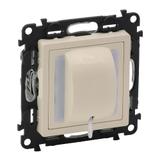 VALENA LIFE PRZYCISK PRZEŁĄCZY CIĘGNOWY NO/NC KREMOWY 6 A - 250 V~, Legrand