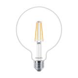 Żarówka LED ściemnialna 5,9W=60W 806lm 2700K barwa ciepła VLE kulka D5,9-60W E27 927 G120 Szkło prze