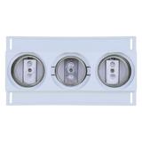 SICHERUNGSUNTERTEIL D2 E27 3POL DIN HUT Podstawa bezpiecznikowa DII E27 3P szyna DIN TFRD33 EATON