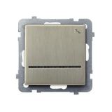 SONATA Łącznik schodowy z podświetleniem niebieskim - kolor nowe srebro