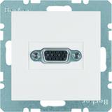 BERKER B.X/S.1 Gniazdo VGA biały 3315408989 HAGER