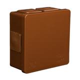 VP-02 Puszka n/t 86x86x40mm IP55 6-wl klik dł.gum. brąZ-002-02 61.108 OPATÓWEK