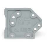 ścianka końcowa szara