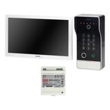 Zestaw wideodomofonowy, bezsłuchawkowy, monitor 10 LCD, menu OSD, WI-FI + APP na telefon, z gniazde OR-VID-MO-1076/W/S ORNO